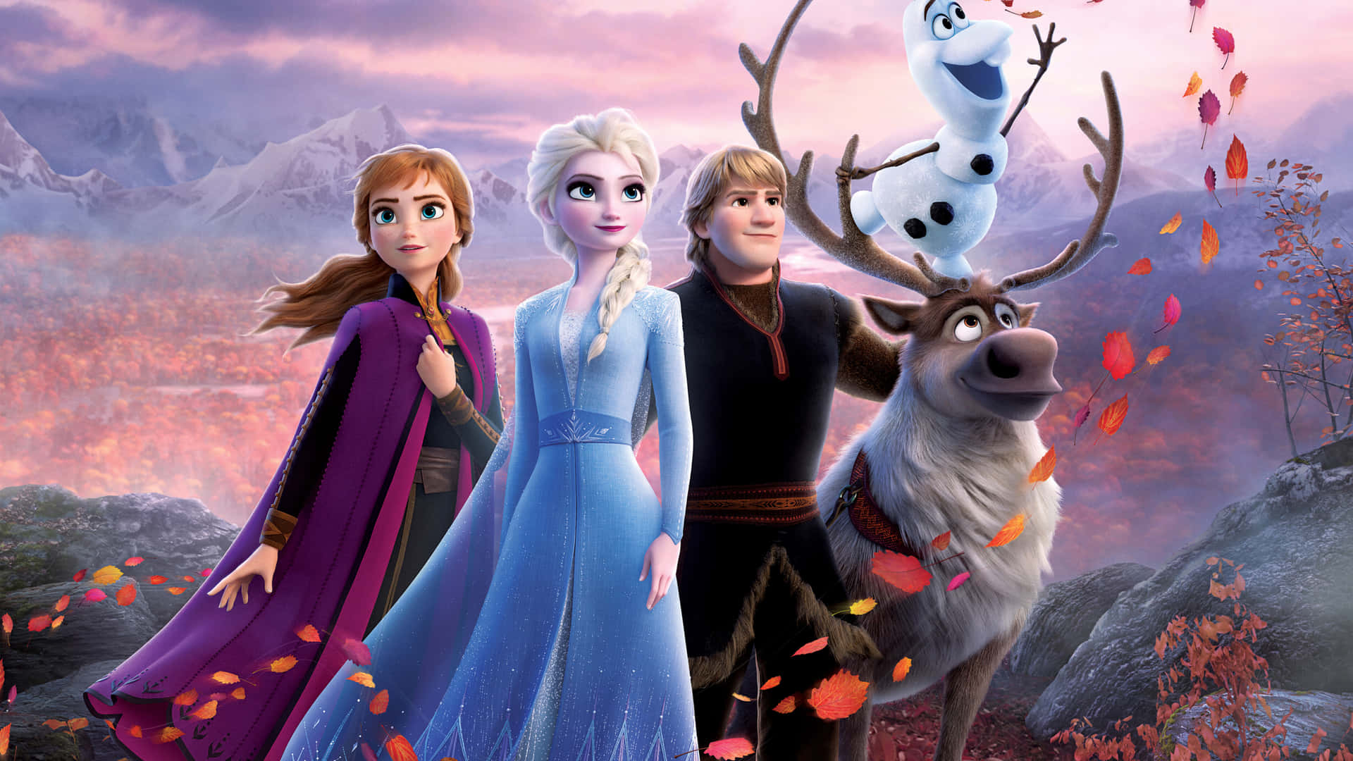 Frozen 2 1440p Disney Background Poster