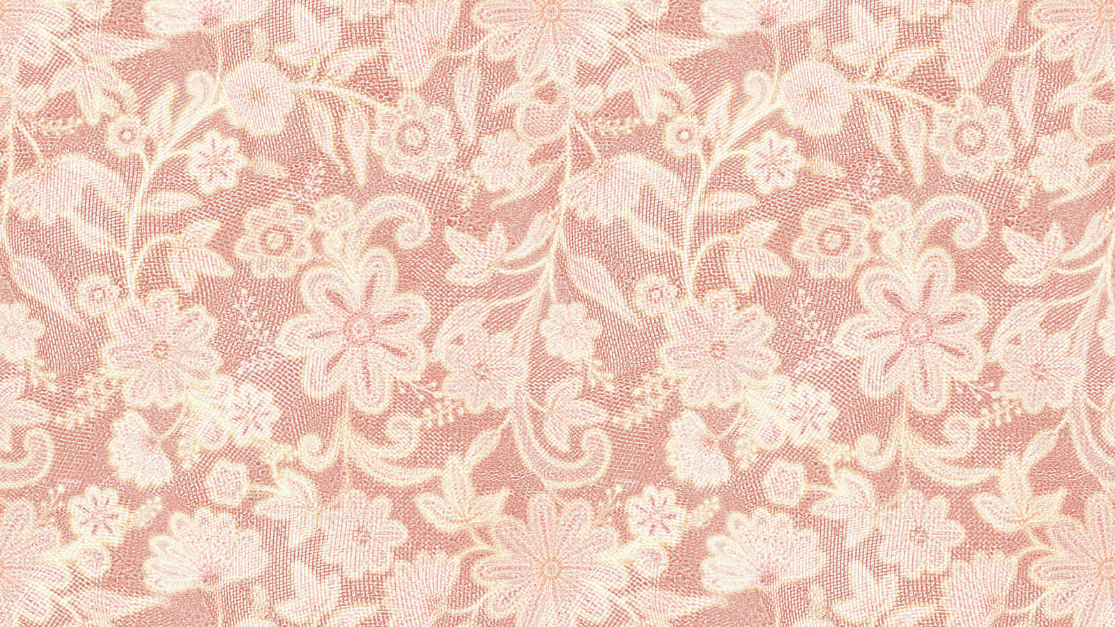 A Pink And White Floral Pattern