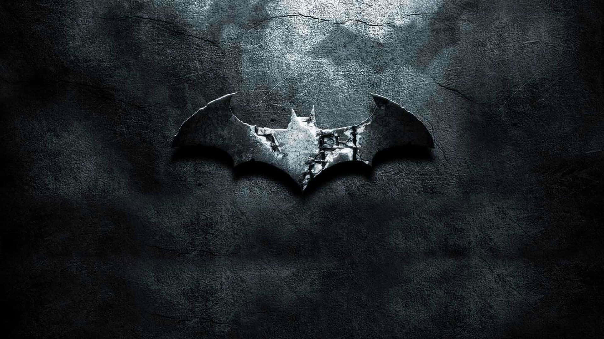 1920x1080 Batman Metal Logo Wallpaper
