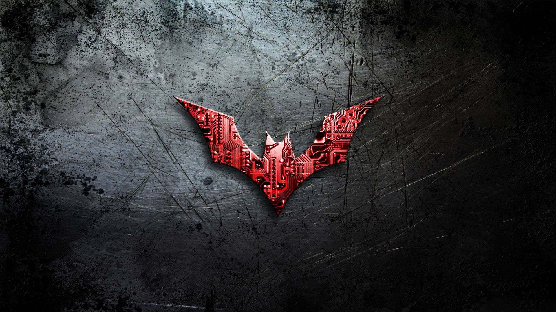 1920x1080 Batman Red Logo Wallpaper