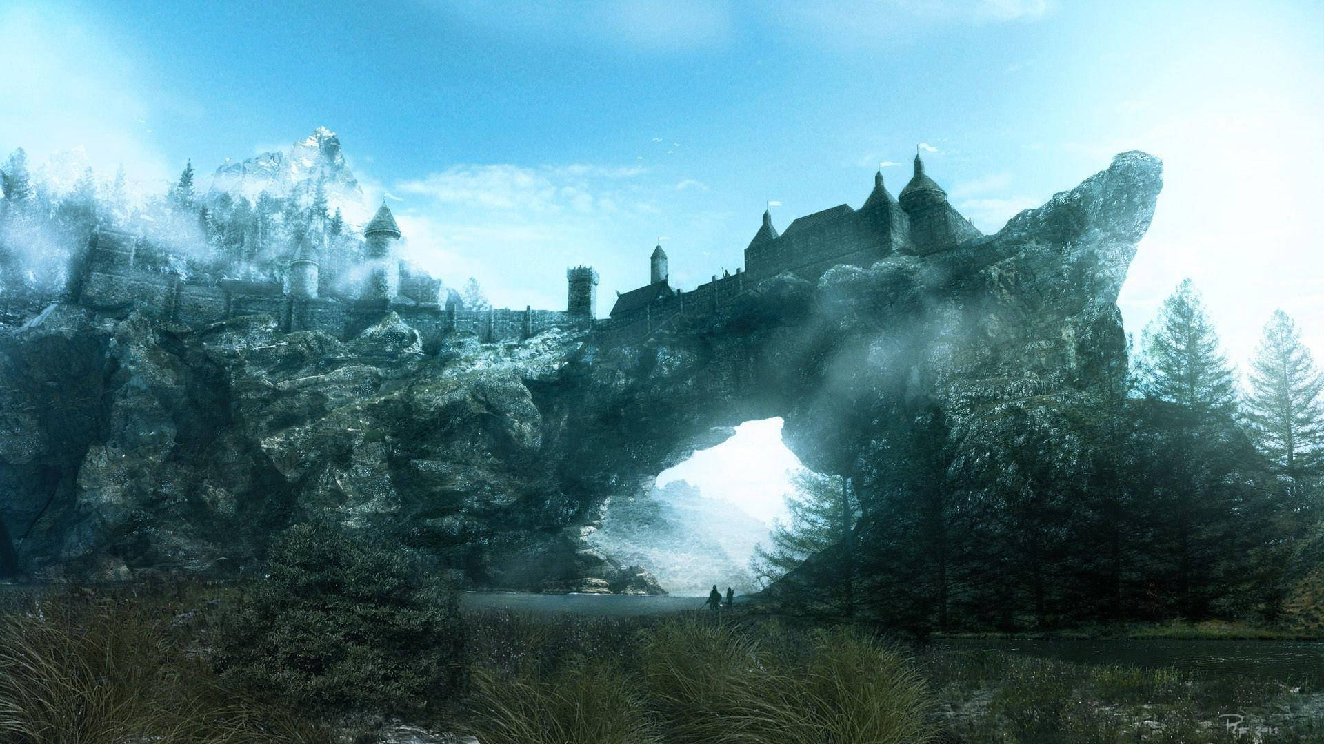 One of the most beautiful landscapes in The Elder Scrolls V: Skyrim Wallpaper
