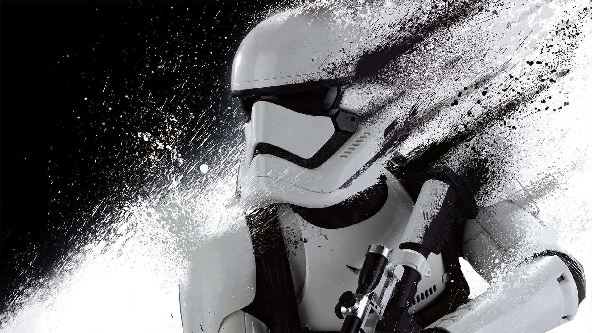 "Star Wars Characters Unite on the Battlefield" Wallpaper