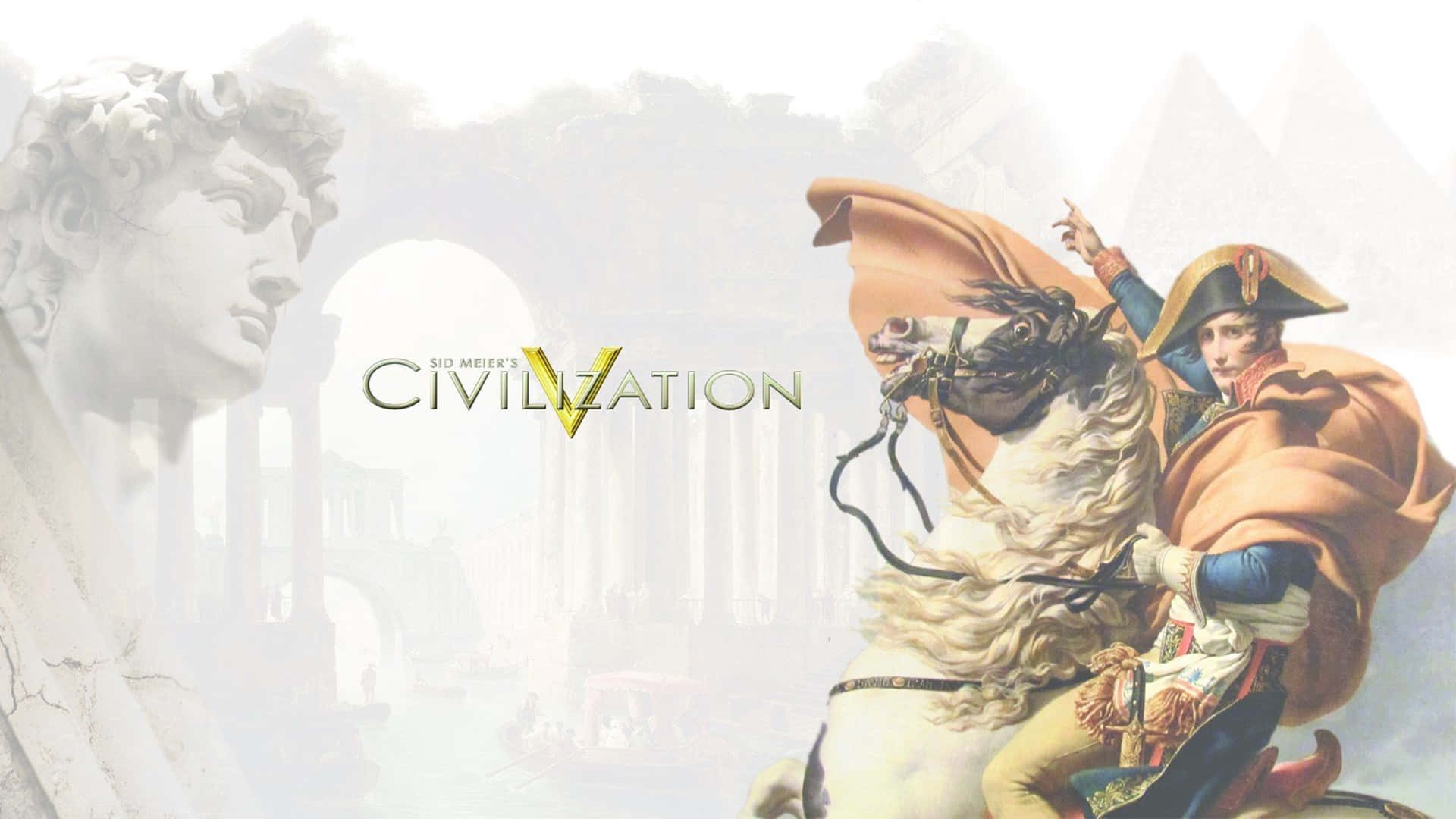 Caption: Majestic Napoleon Bonaparte in Civilization V Game Scenario