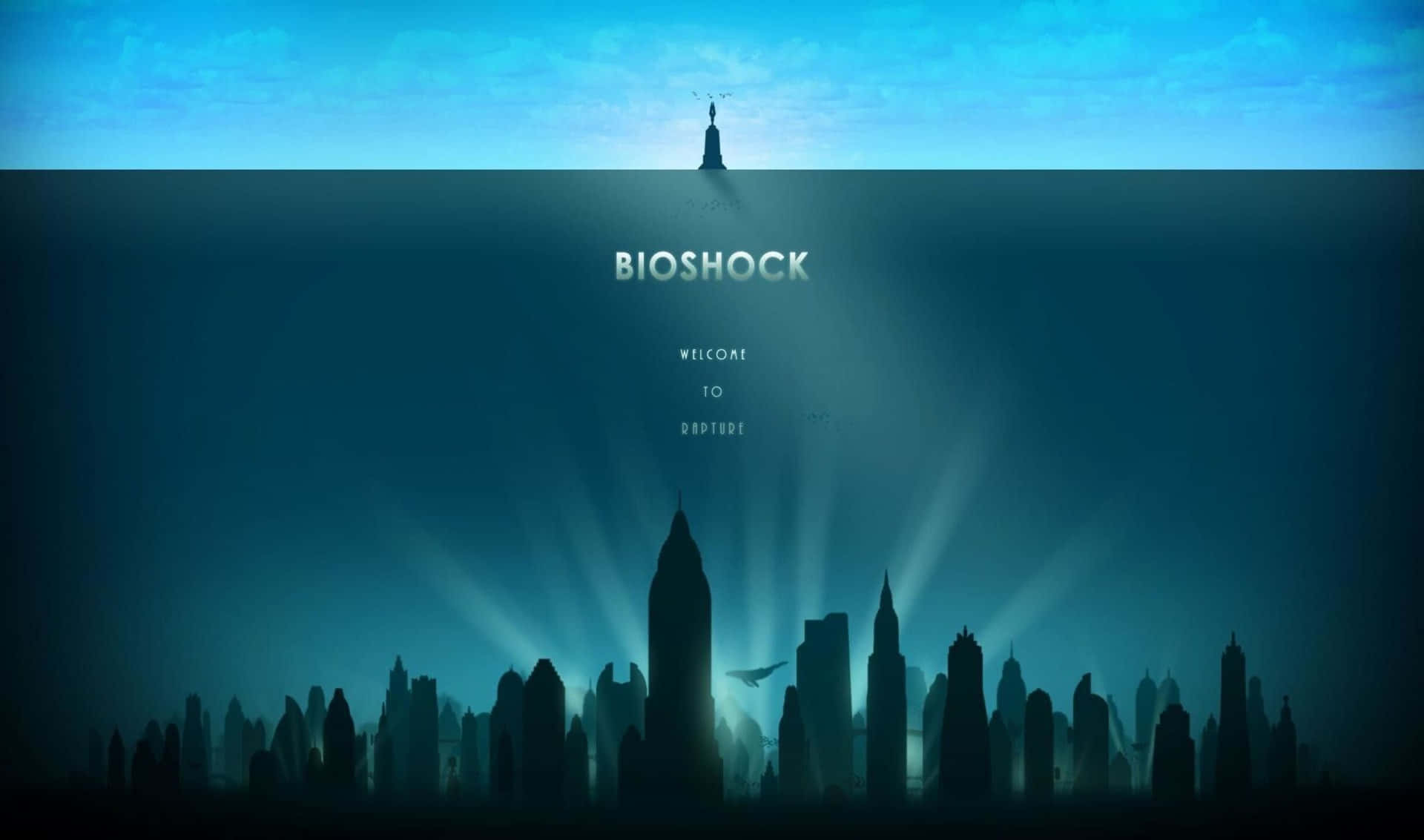 2440x1440 Rapture Welcome Poster BioShock Infinite Background