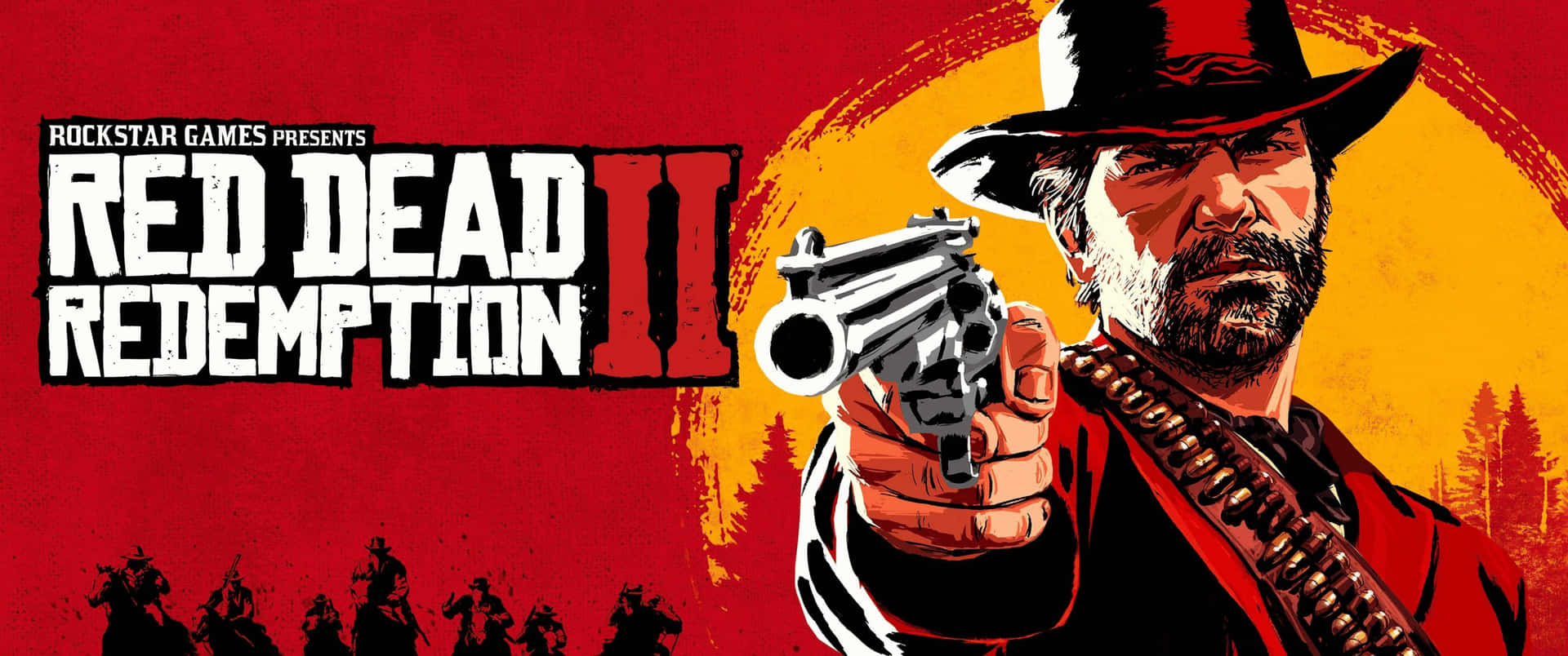 3440x1440p Red Dead Redemption 2 Background Poster