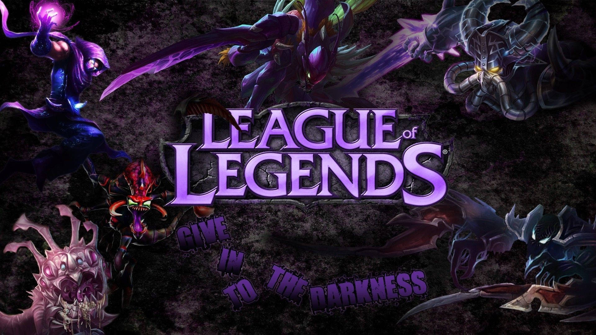 Purple 3d League Of Legends Wallpaper