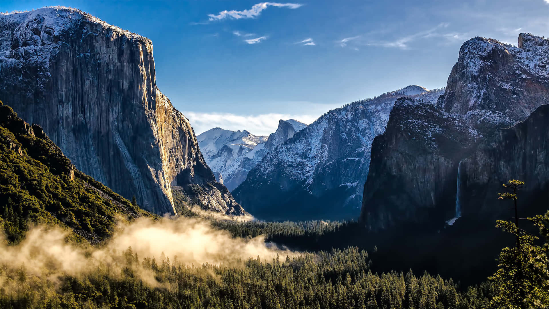 Yosemite National Park California 4K Background