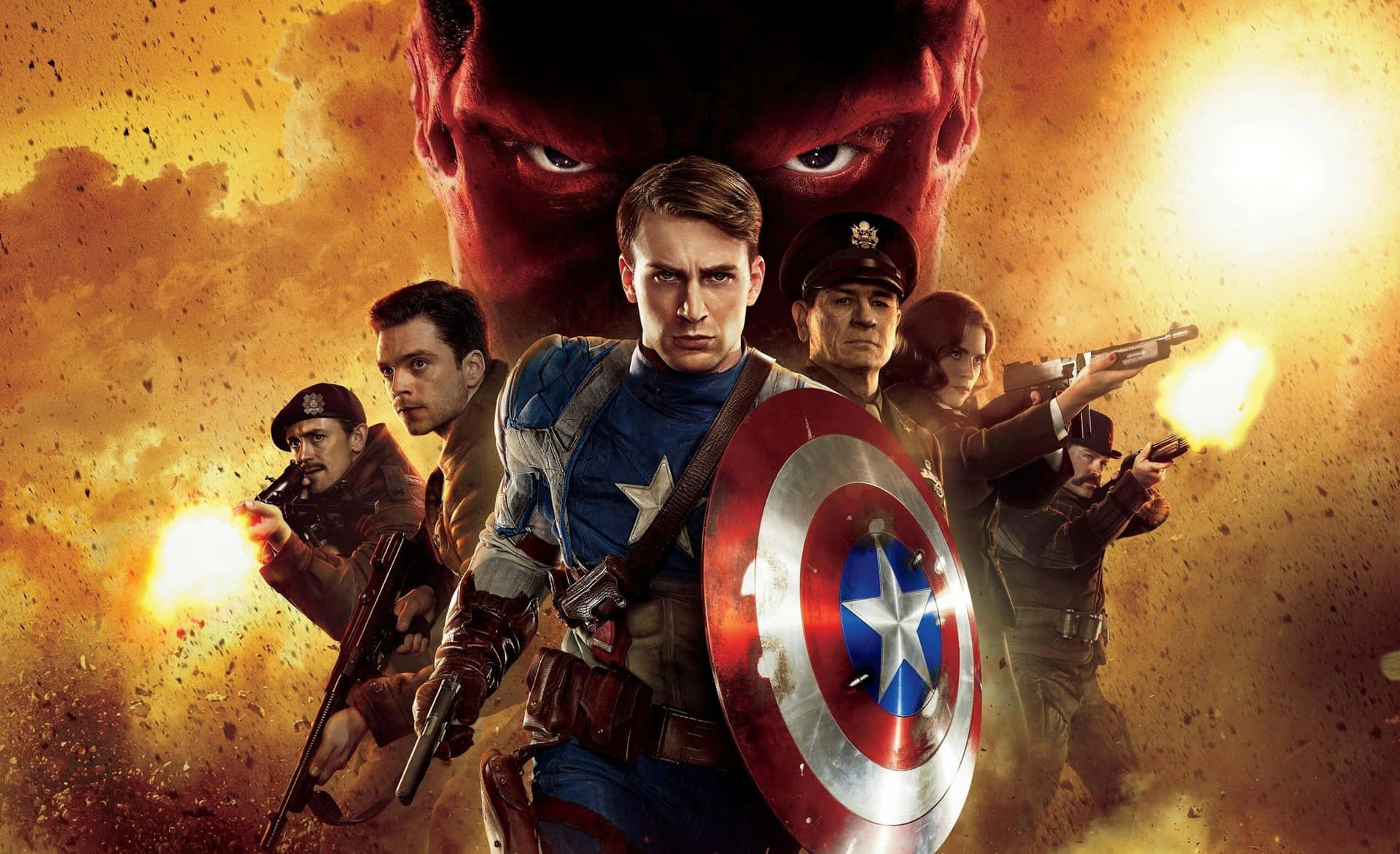 4k Captain America The First Avenger Wallpaper