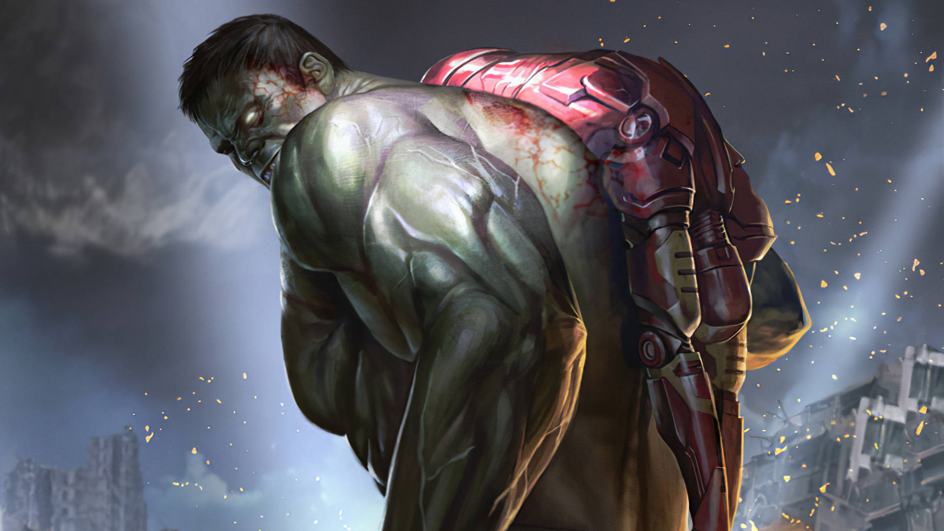 4K Hulk Returning Back Wallpaper