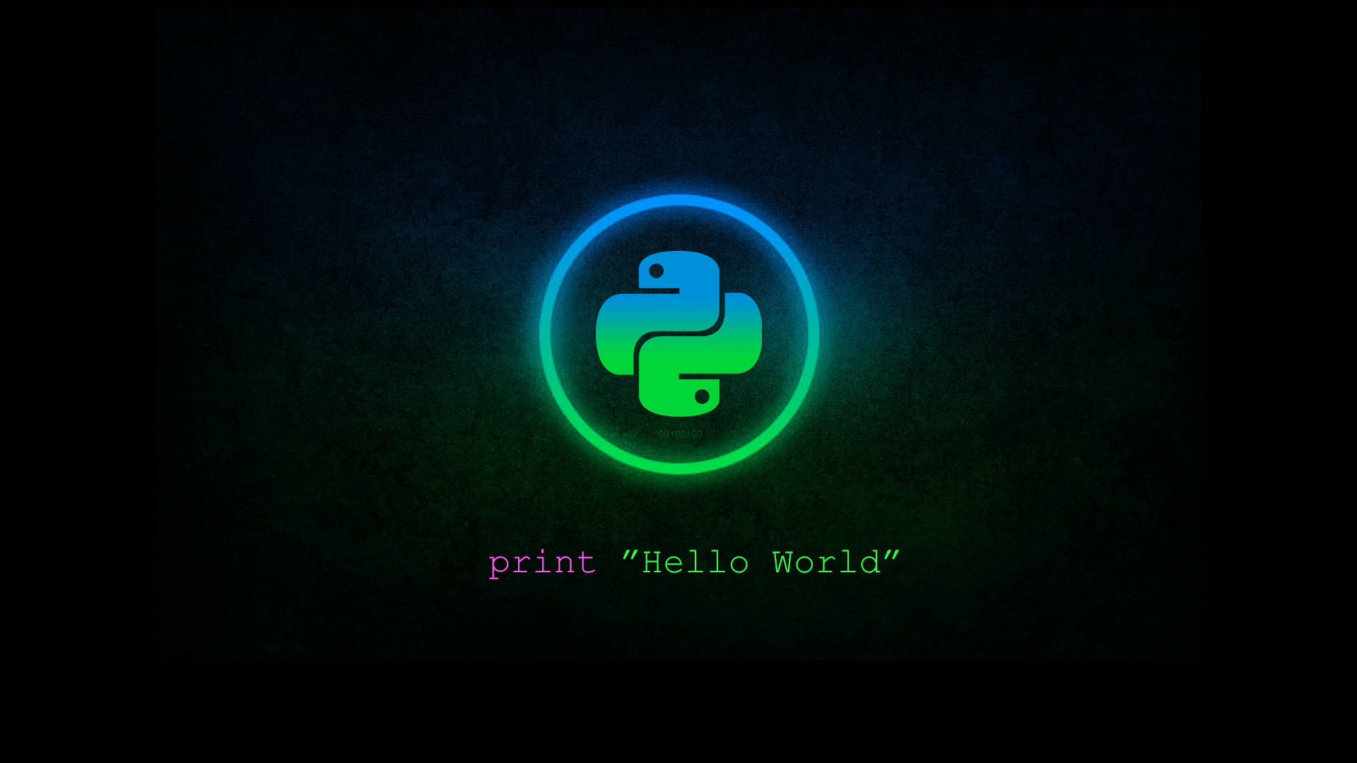4k Programming Python Coding Logo Wallpaper