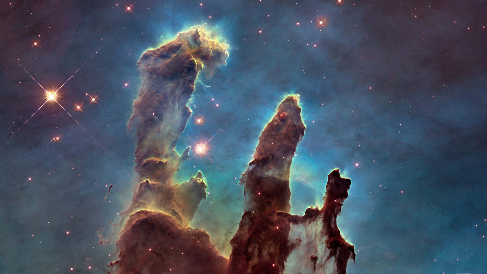 4k Universe Elephant-Trunk-Like Nebula Wallpaper
