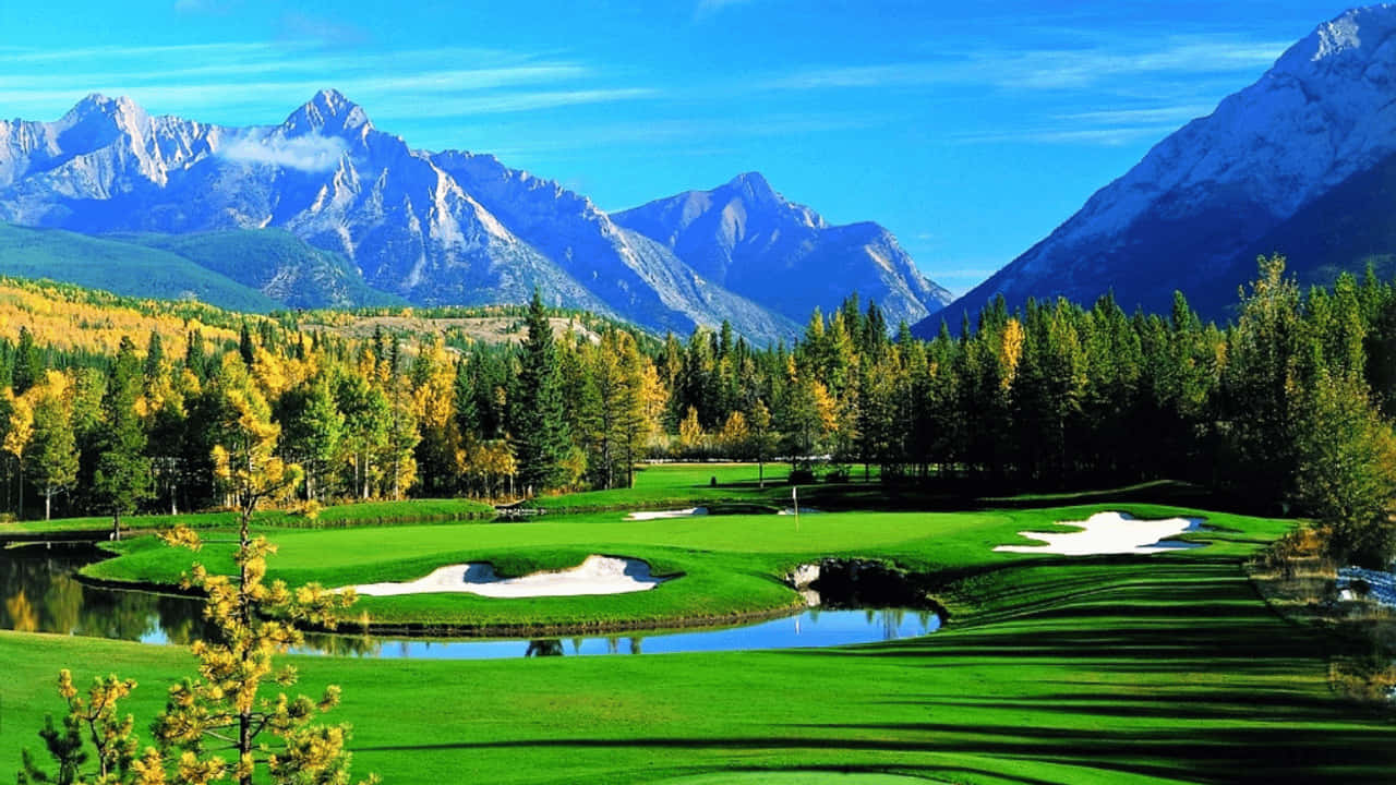 Kananaskis Country Golf Course 720p Golf Course Background