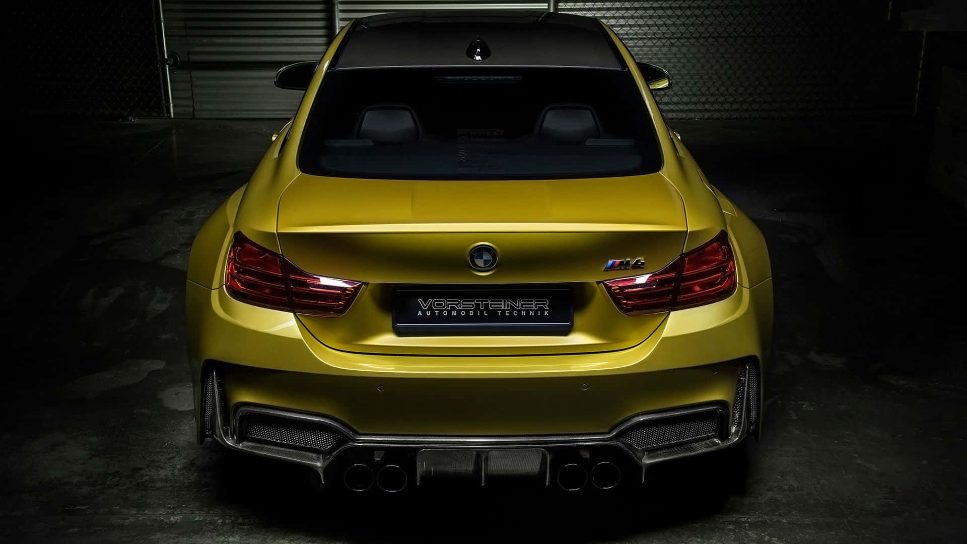 720p M Series Background Yellow 2016 BMW M4 GTS