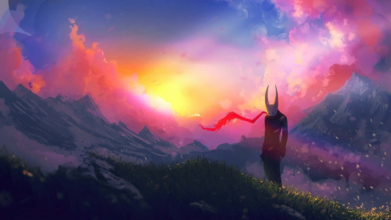 720p Nature Man With Horns Background