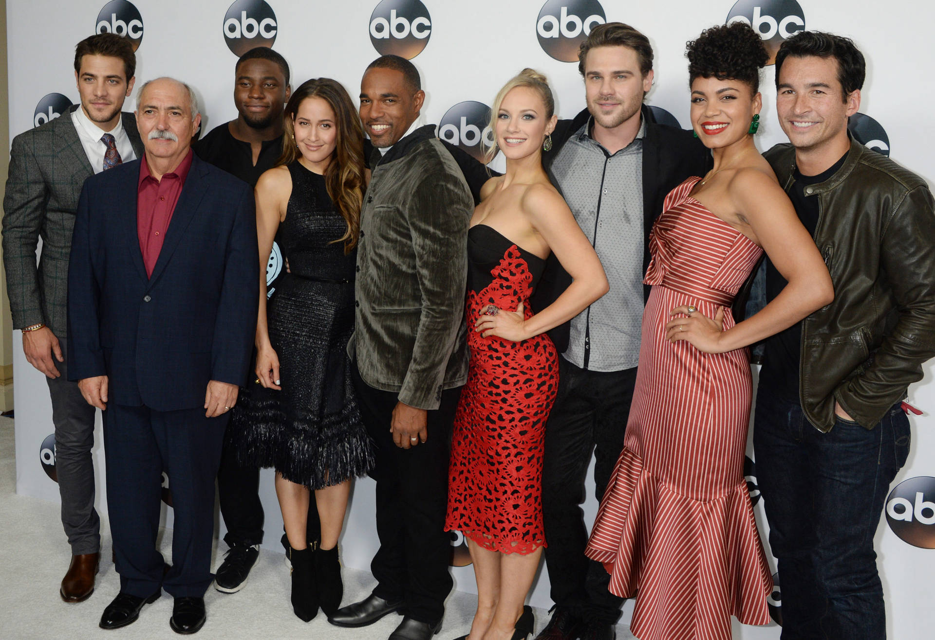 Captivated cast of ABC's Station 19: A moment from the premiere. Wallpaper