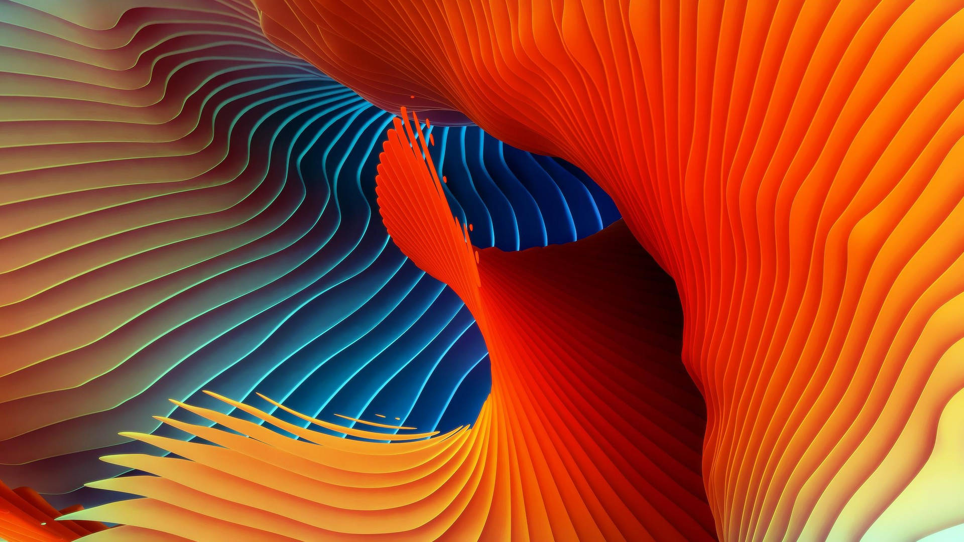 Abstract Waveform Live 3d Wallpaper
