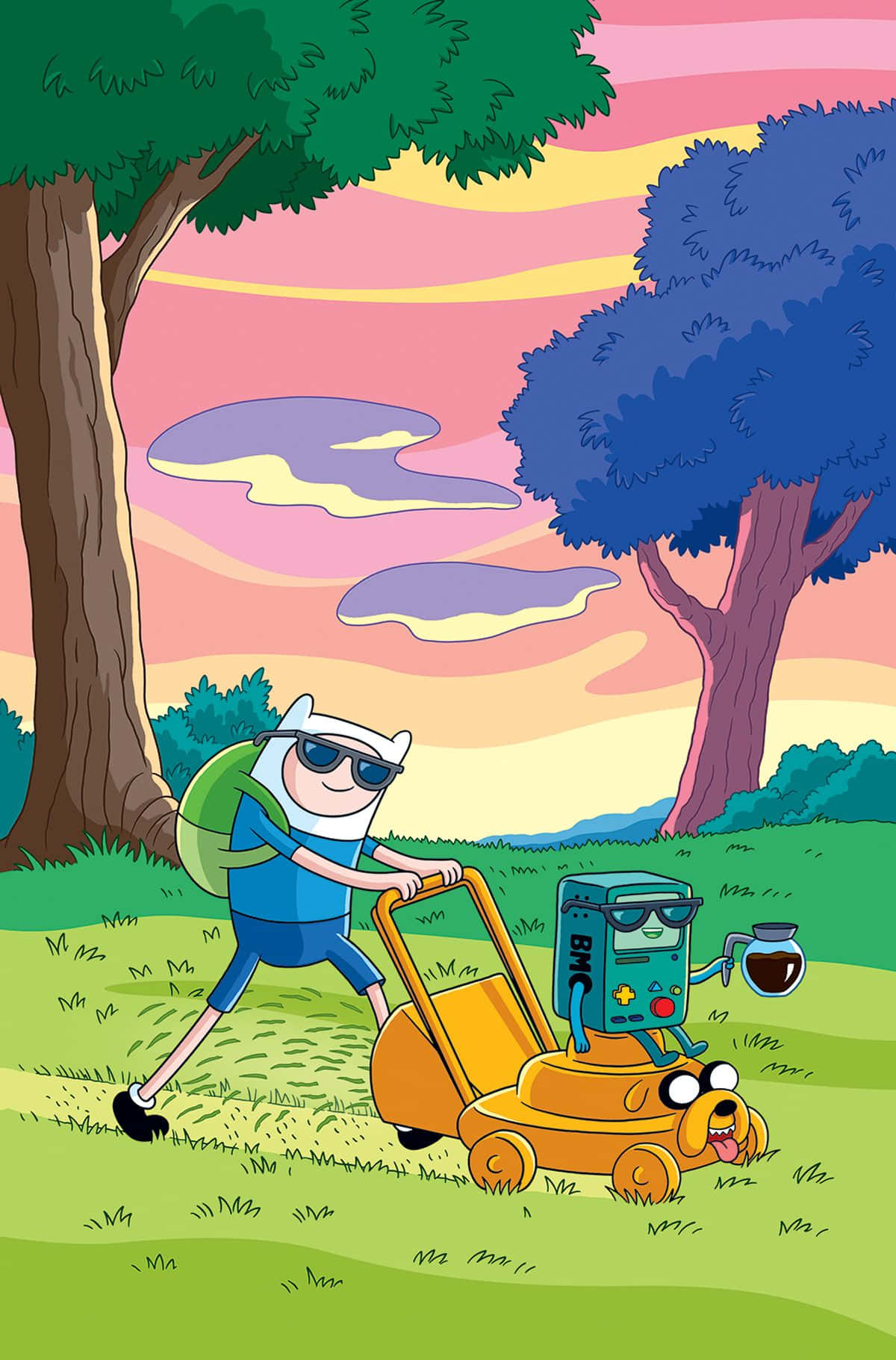 Adventure Time Finn Makes Jake A Cart Picture