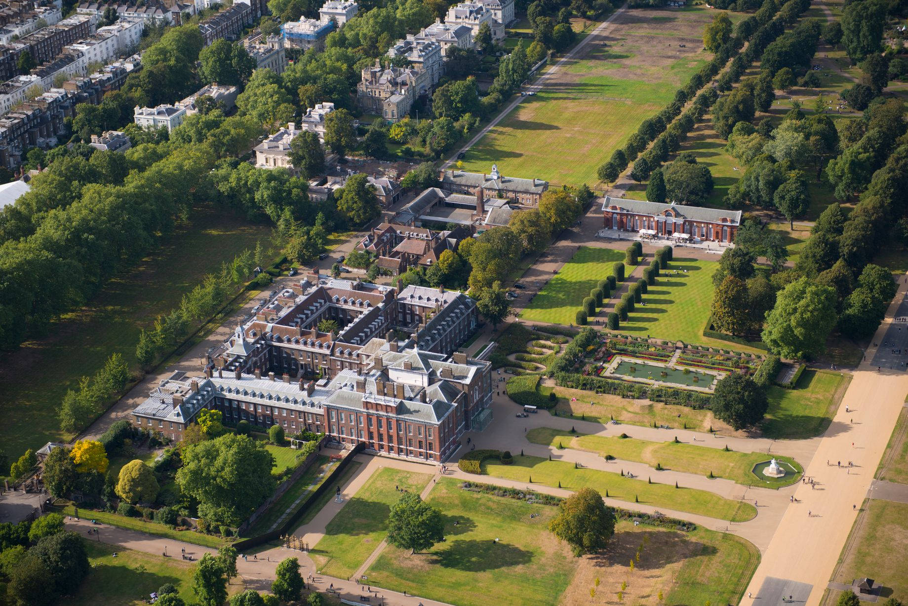 Aerial View Of The Kensington Palace Wallpaper