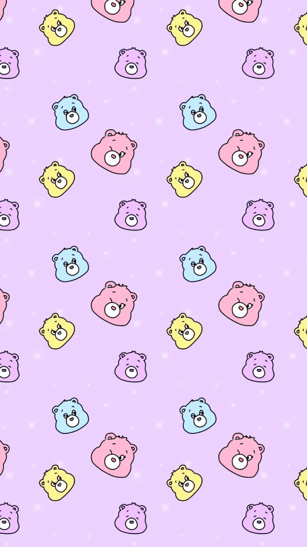 "Cuddle up with Aesthetic Care Bears and find comfort, love and joy!" Wallpaper