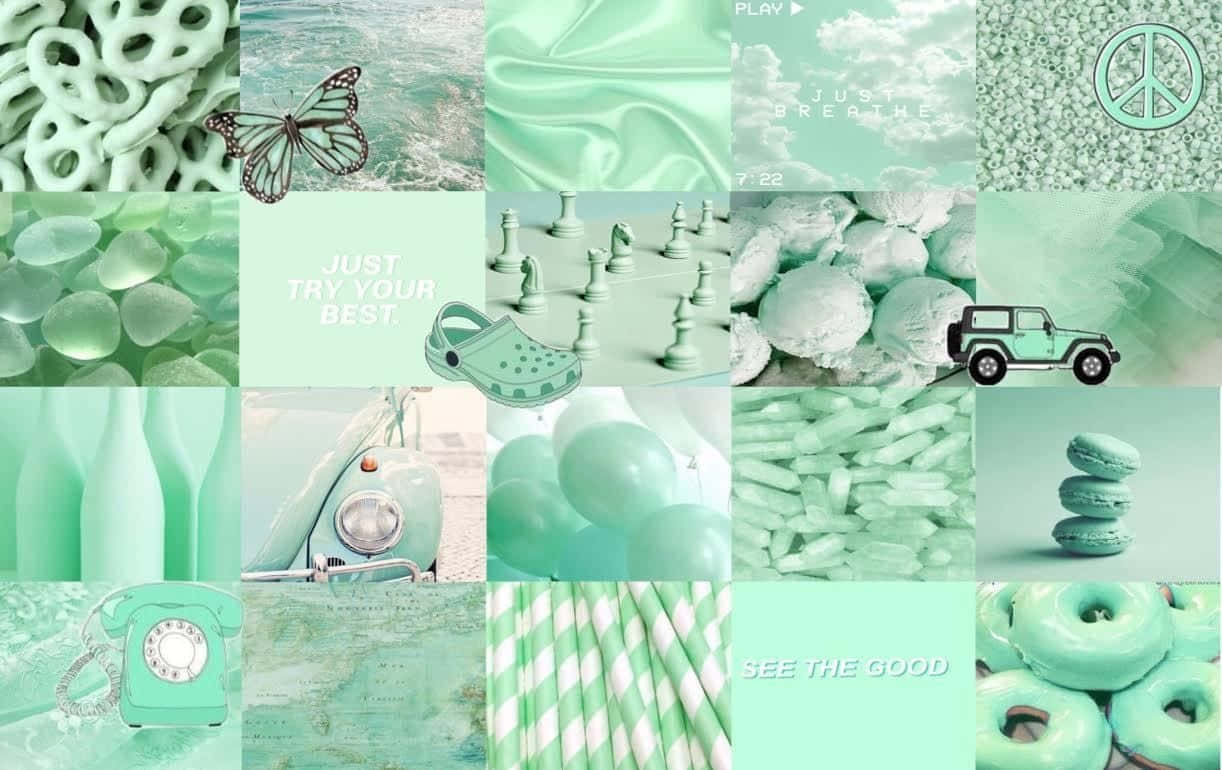 Let The Peaceful Vibes Of Aesthetic Green Bring You To Refreshing Calm