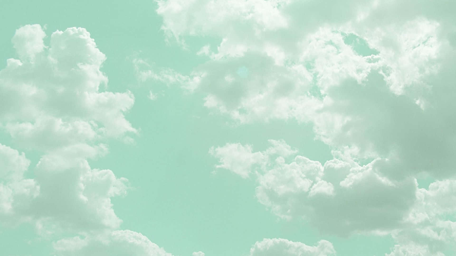 Aesthetic Green Pastel Cloud Pictures