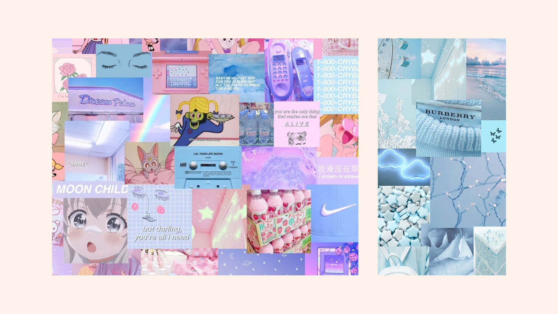 Aesthetic Anime Collage Pictures