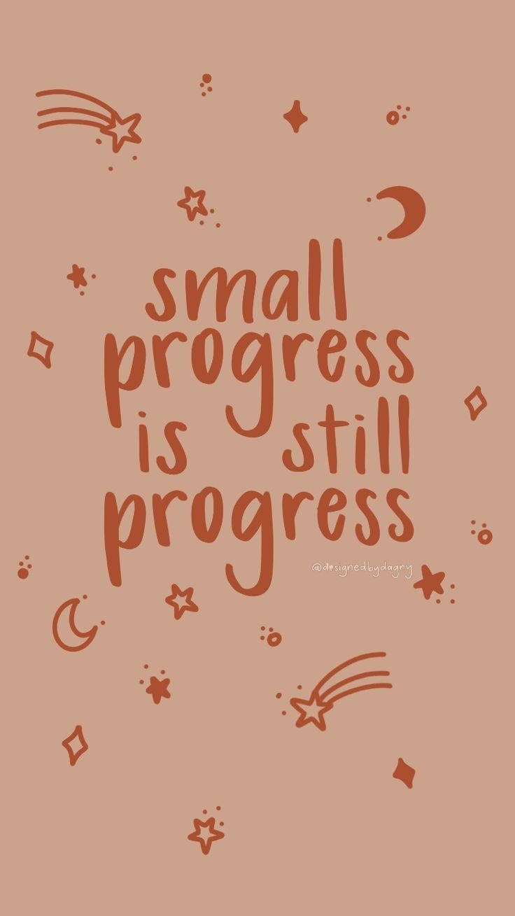 Aesthetic Tumblr Quotes Progress Wallpaper