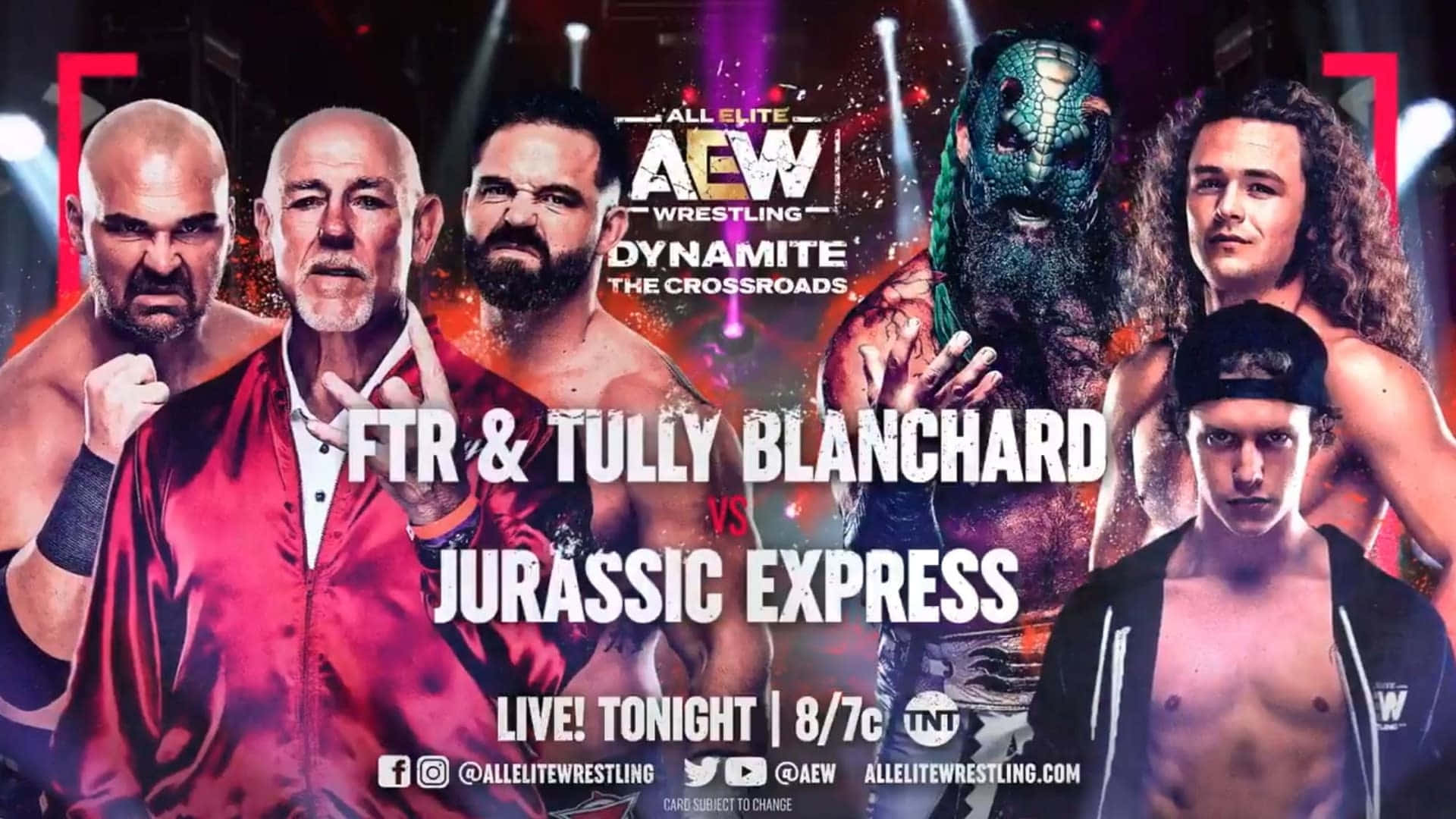 Legendary Wrestler - Tully Blanchard in AEW Promo Poster Wallpaper