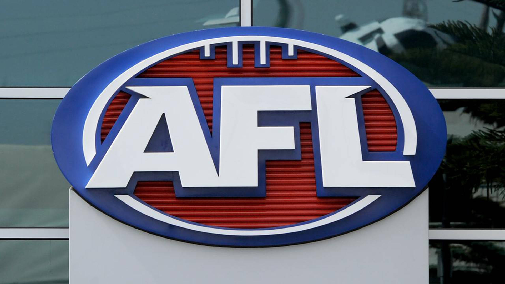 AFL Logo At Etihad Stadium Wallpaper