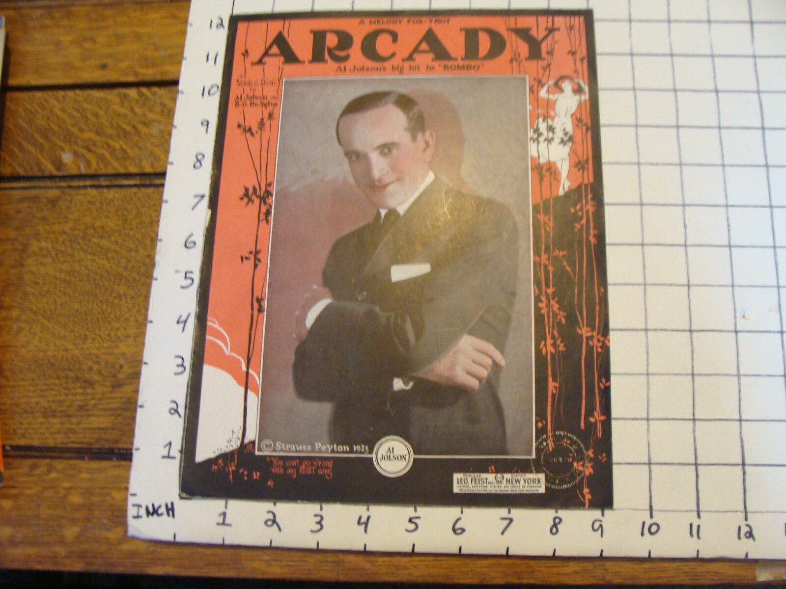 Al Jolson Arcady Album Cover Wallpaper