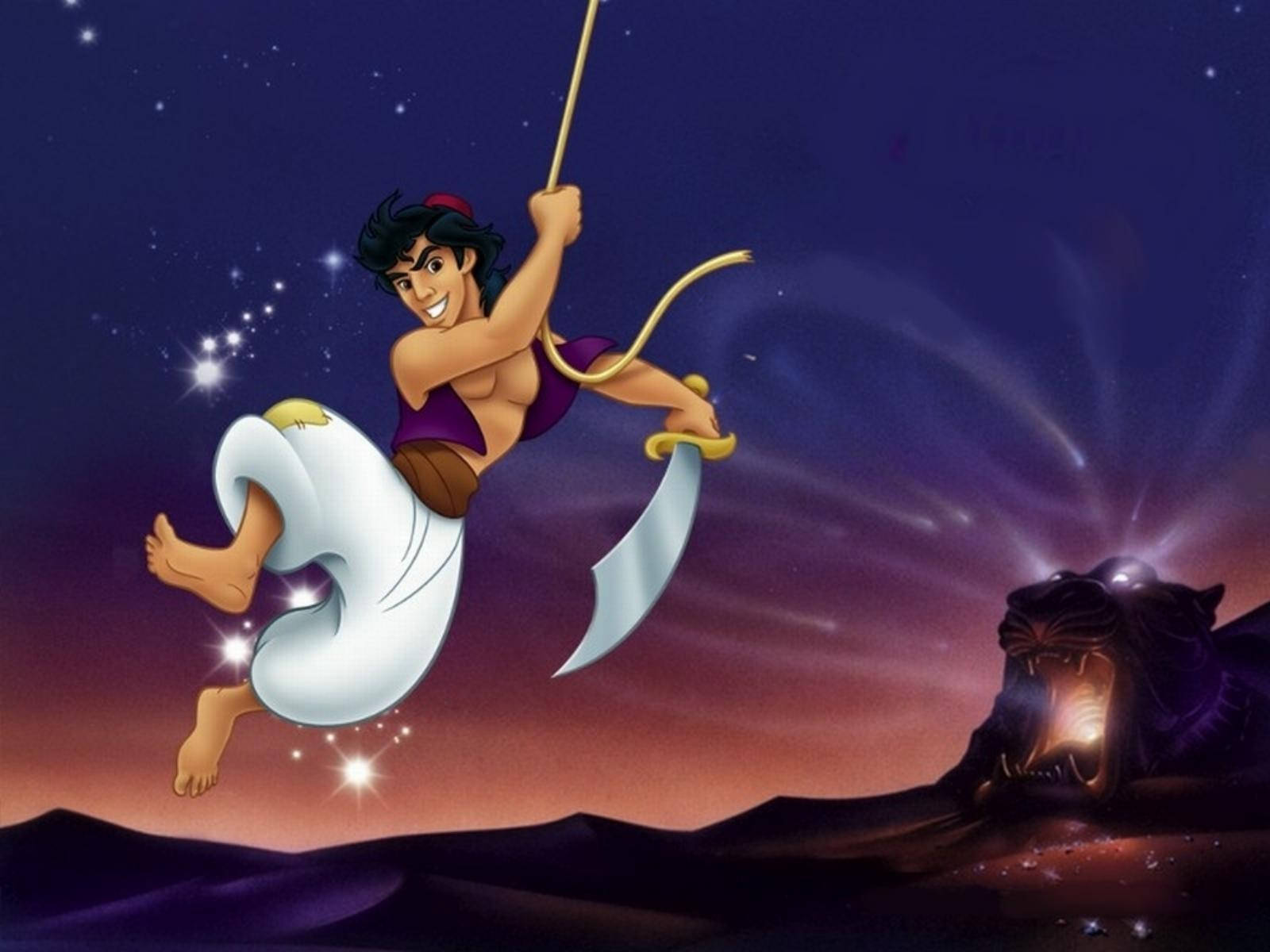 Aladdin&The Cave Of Wonders Wallpaper