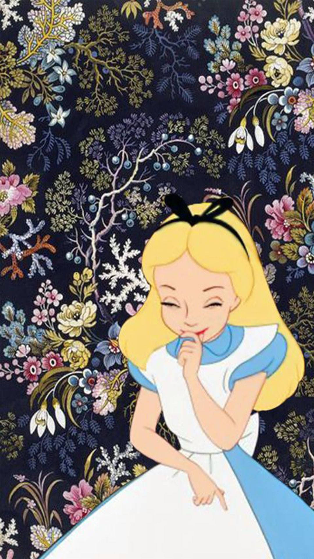 Get the Magic of Alice In Wonderland On Your Phone Wallpaper
