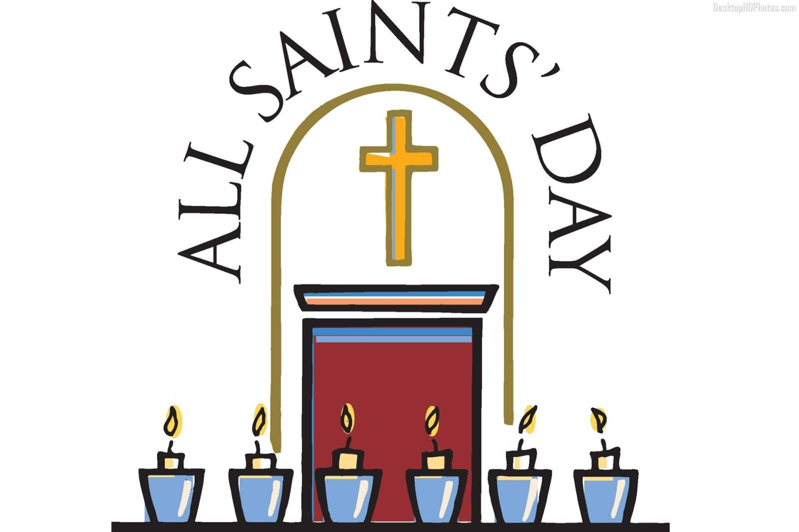 All Saints Day Drawing Wallpaper