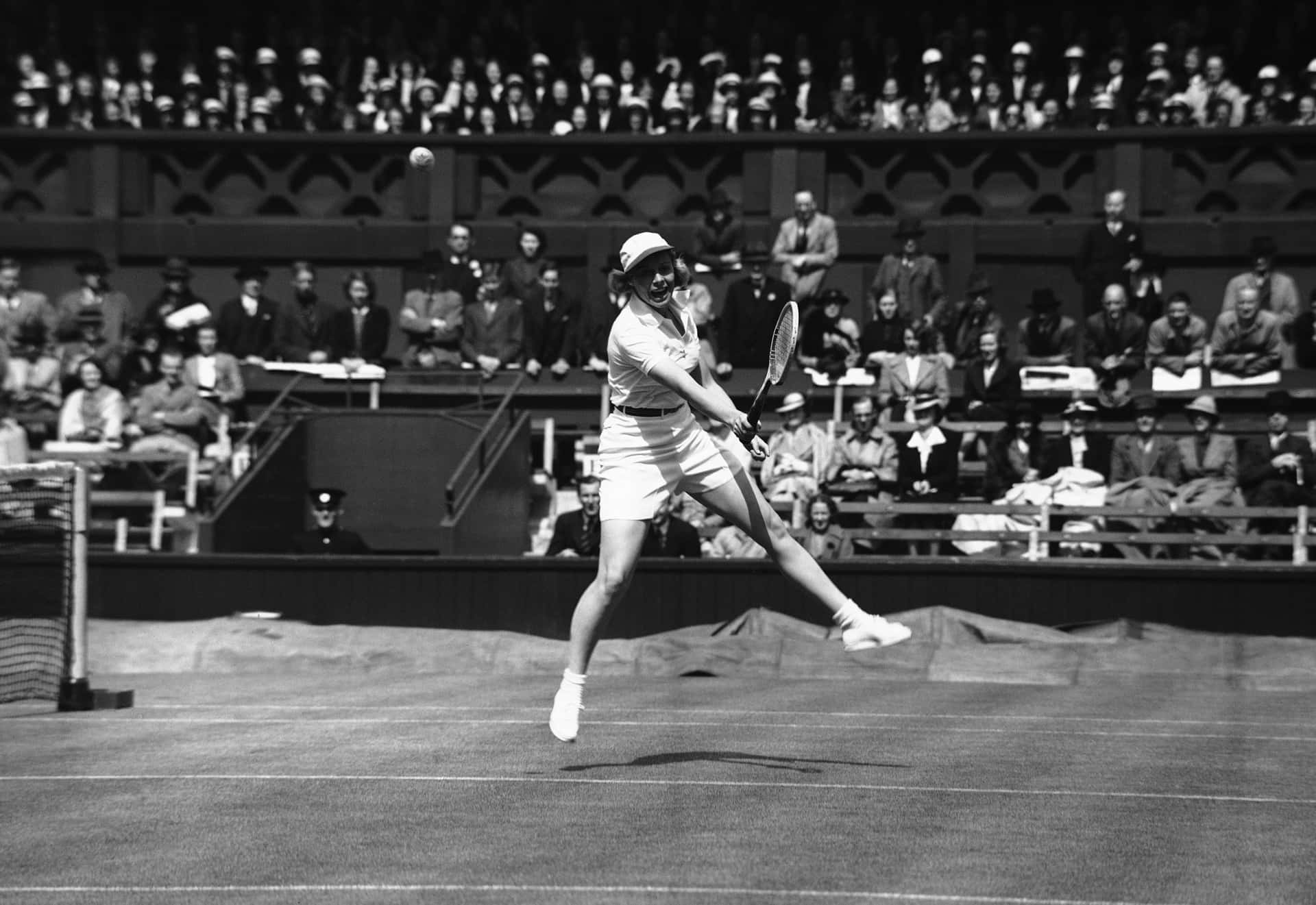 American Tennis Star Alice Marble at Wimbledon, 1938 Wallpaper