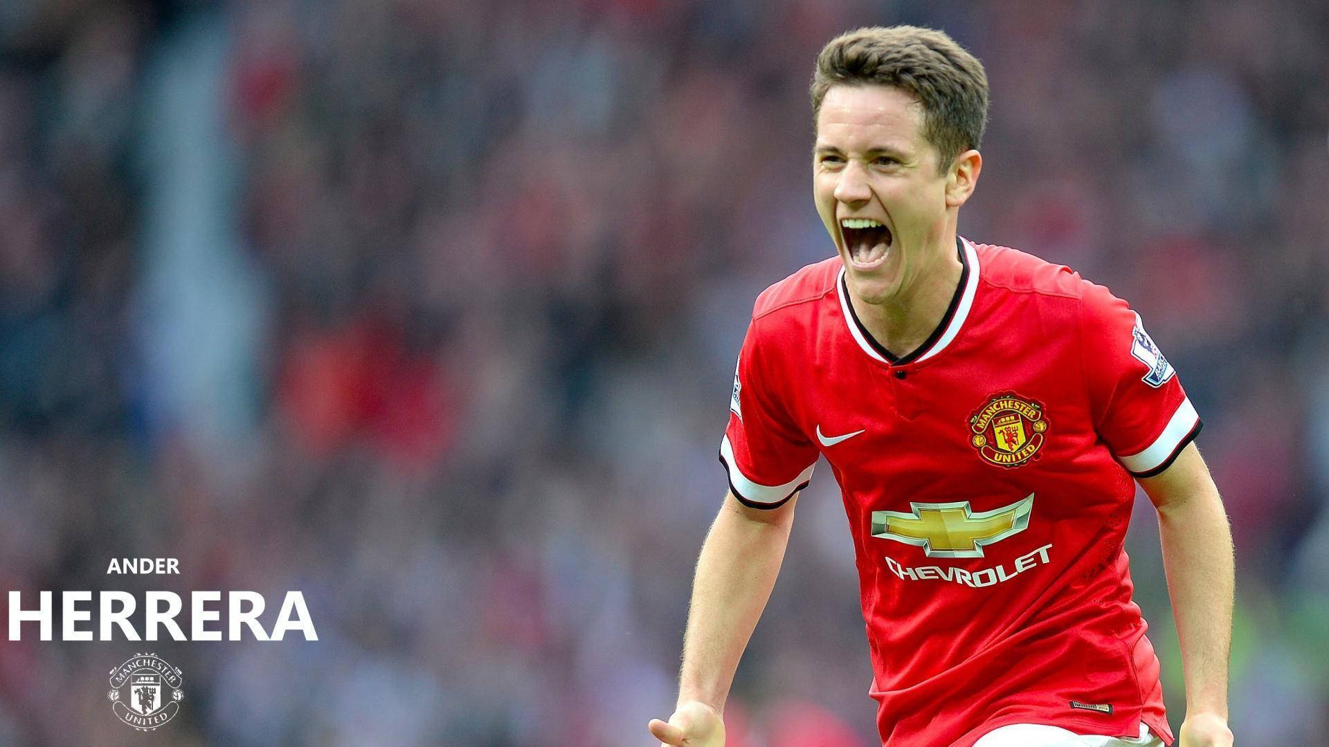 Ander Herrera Manchester United Players Feature Wallpaper