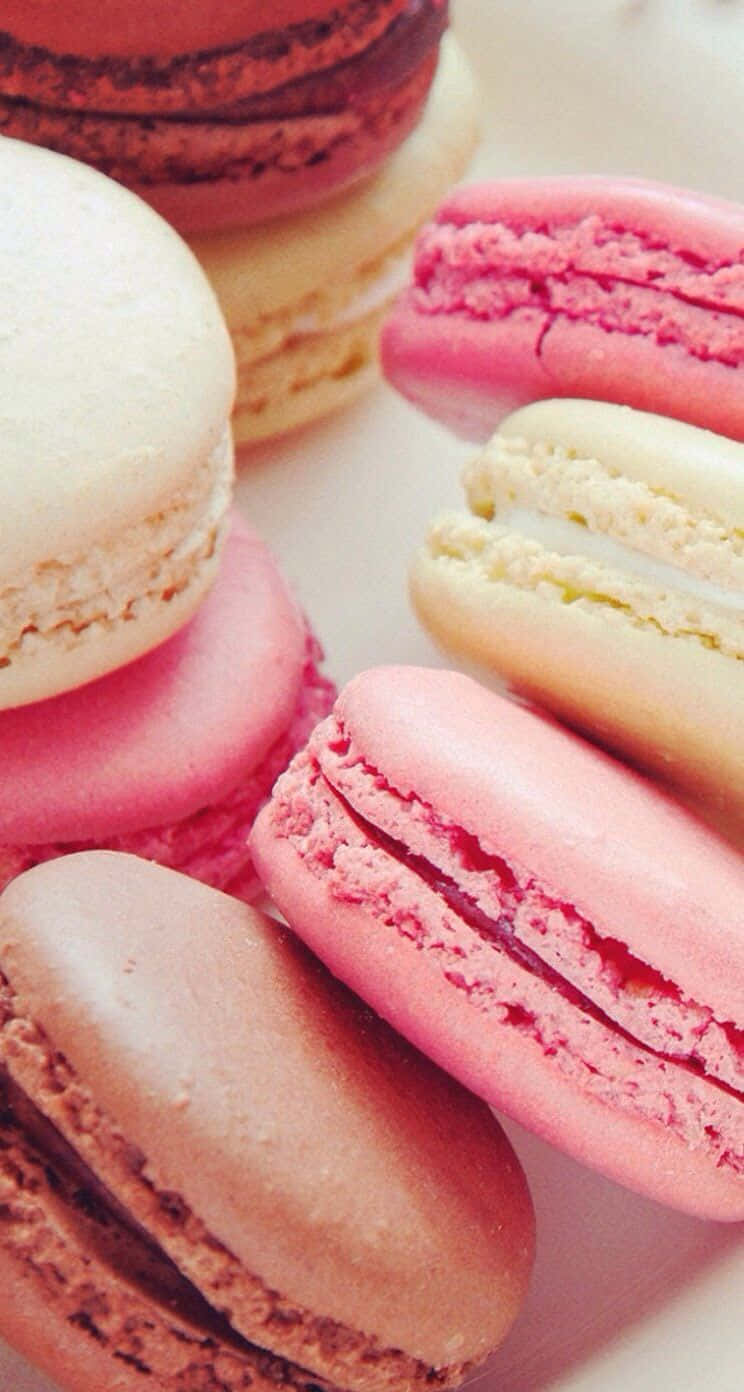 Android Desserts Background And Macaron
