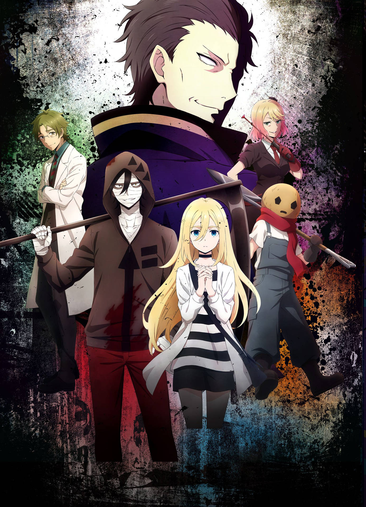 Explore the intersection of horror&suspense in Angels Of Death Wallpaper