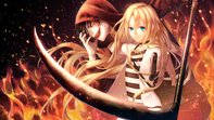 "Rachel and Zach Facing an Unfortunate Fate in Angels Of Death" Wallpaper