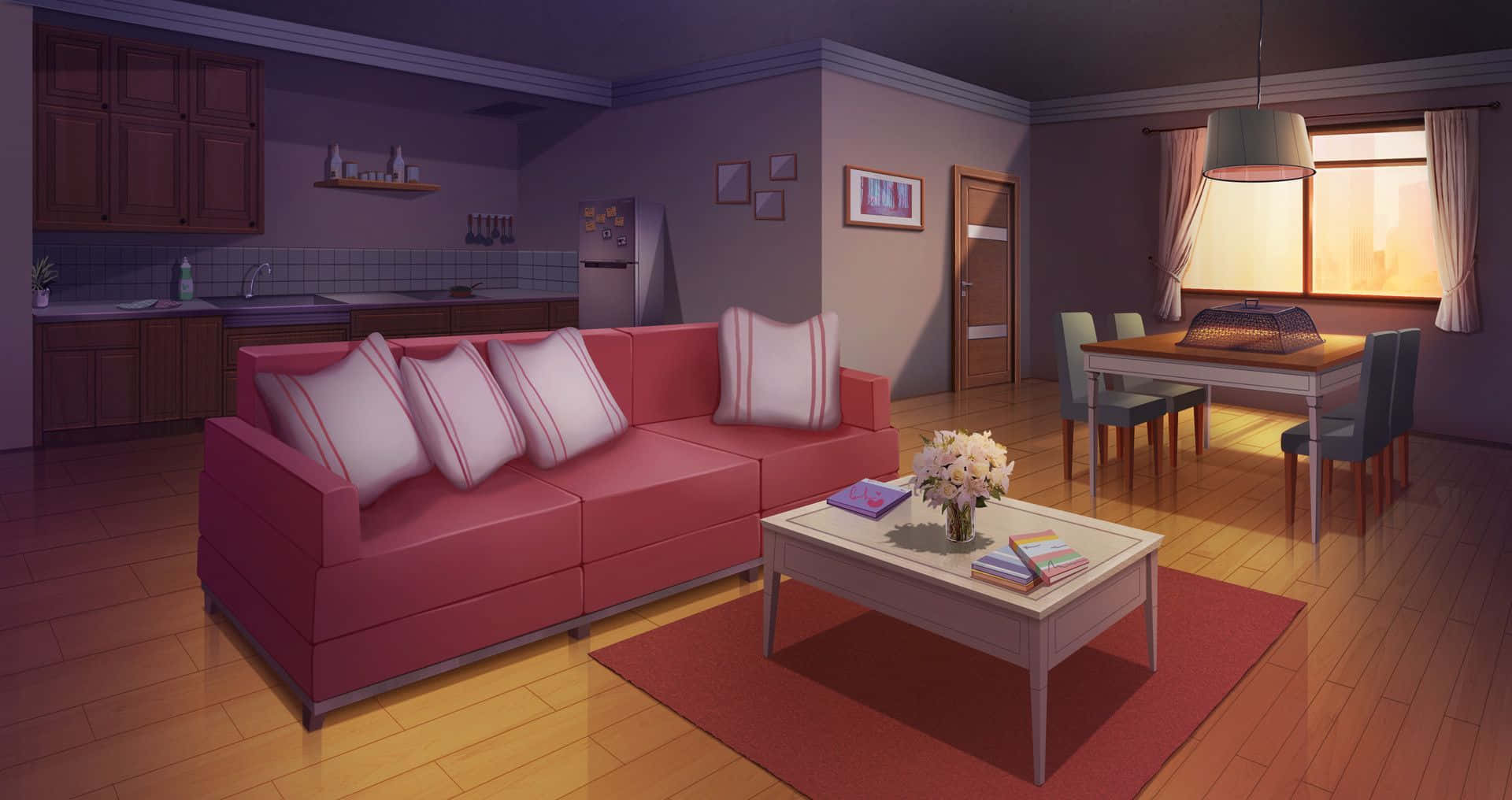 Create a colorful and inviting anime living room to escape into your favourite anime.