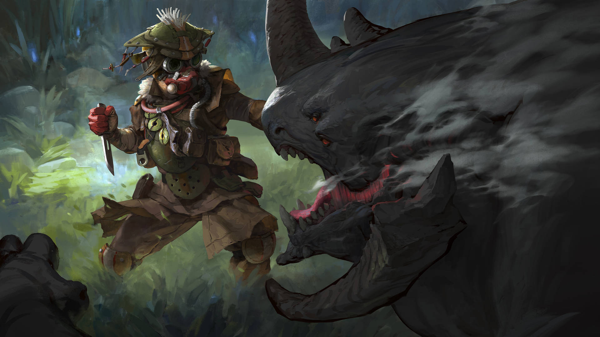 "Witness the ferocity and cunning of Apex Legends' Bloodhound in action". Wallpaper