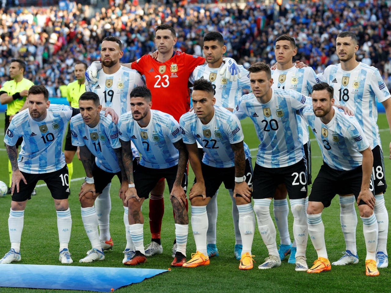 Argentina National Football Team Group Photo Wallpaper