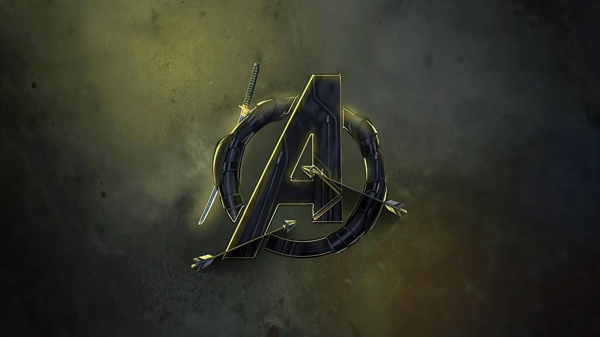 Armored Avengers Logo Wallpaper