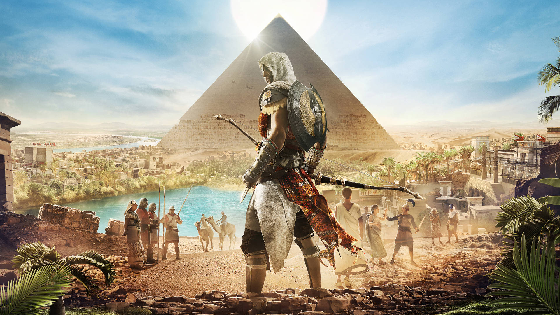 Assassin's Creed Origins - Bayek's Powerful Stance Wallpaper