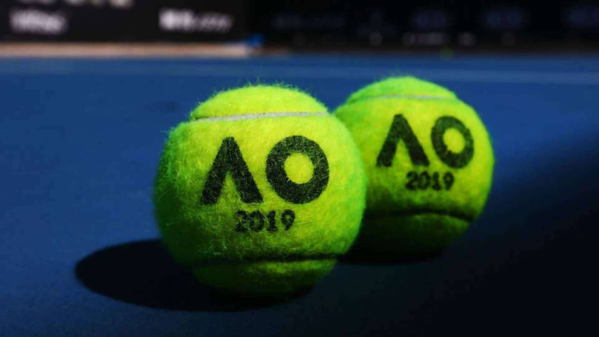 Australian Open Tennis Ball Logo Wallpaper
