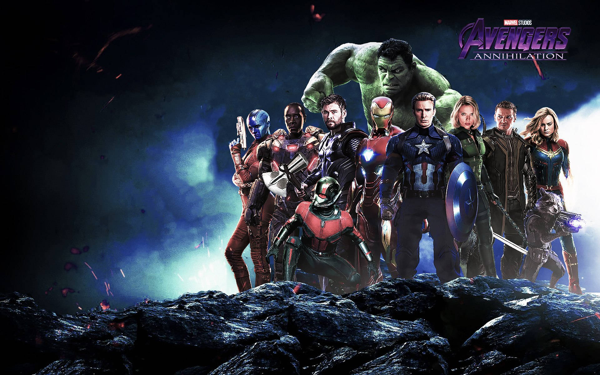 The Avengers united in Marvel's Endgame Wallpaper