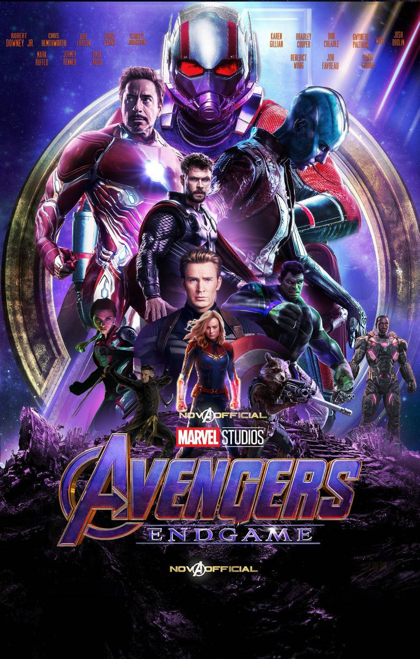 The Avengers are ready to fight in Endgame Wallpaper