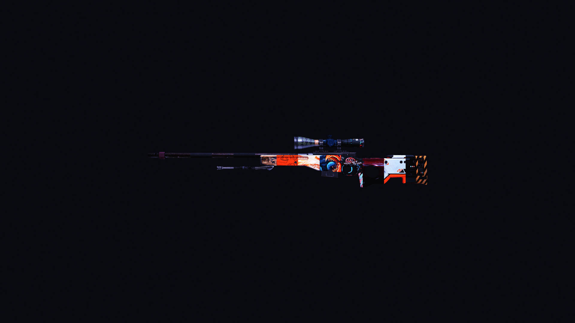AWP Magnum Sniper Rifle 4K CS GO Wallpaper