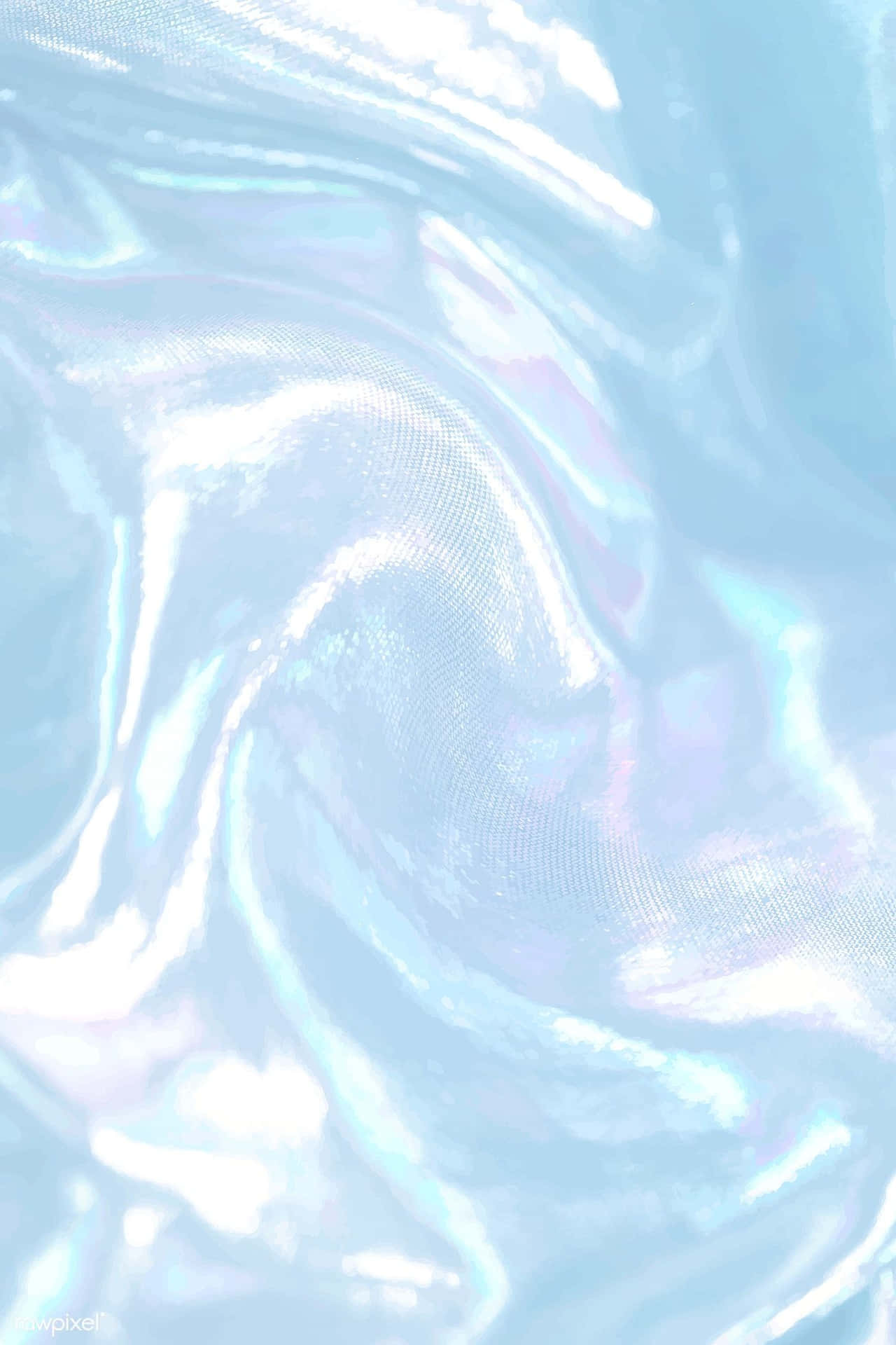 Baby Blue Light Blue Aesthetic Holographic Background Wallpaper
