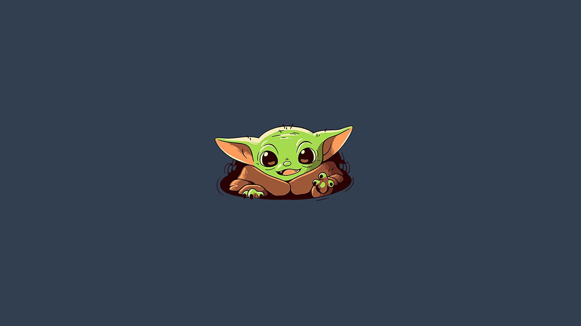The cutest galactic creature ever—Baby Yoda Wallpaper