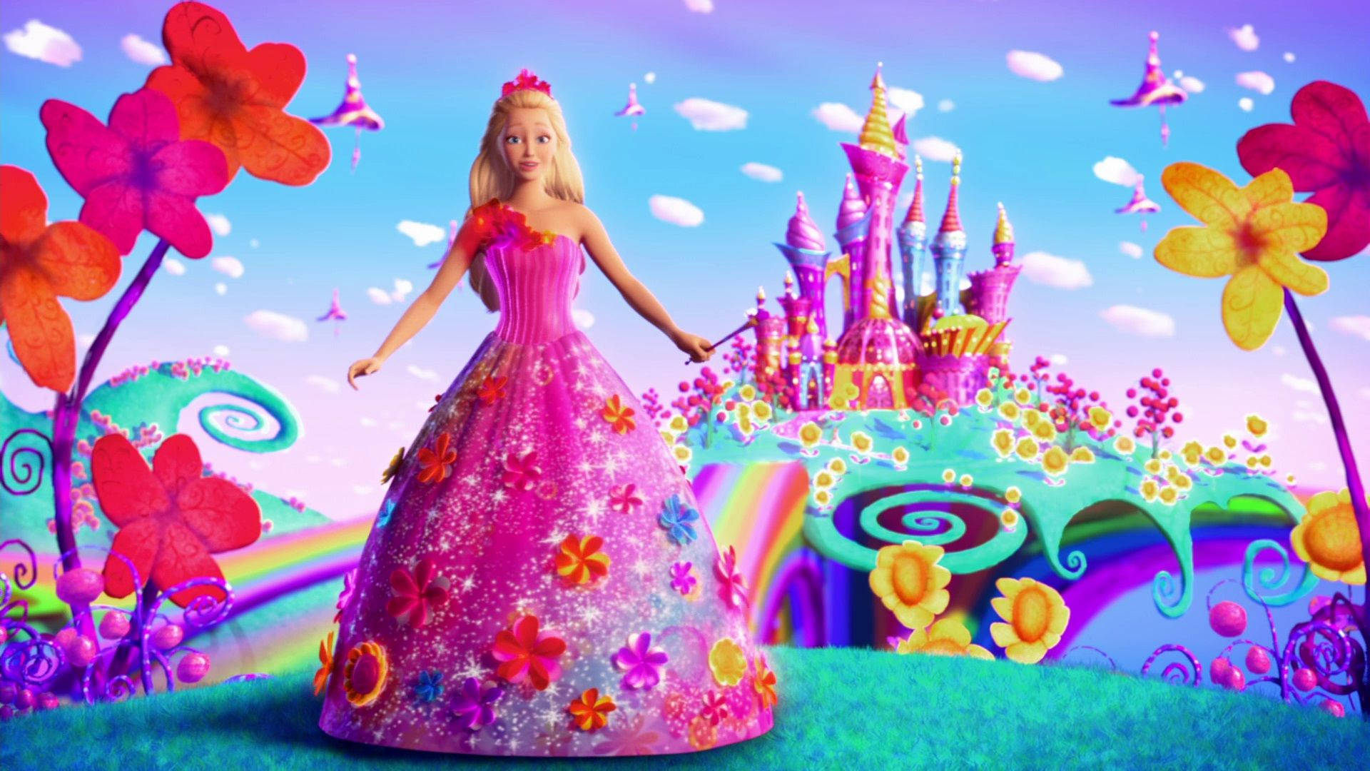 Barbie is the Sweetest Candy Queen Wallpaper